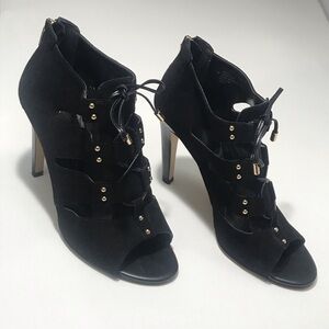 ISOLA Leather Cage Peep Toe Heels